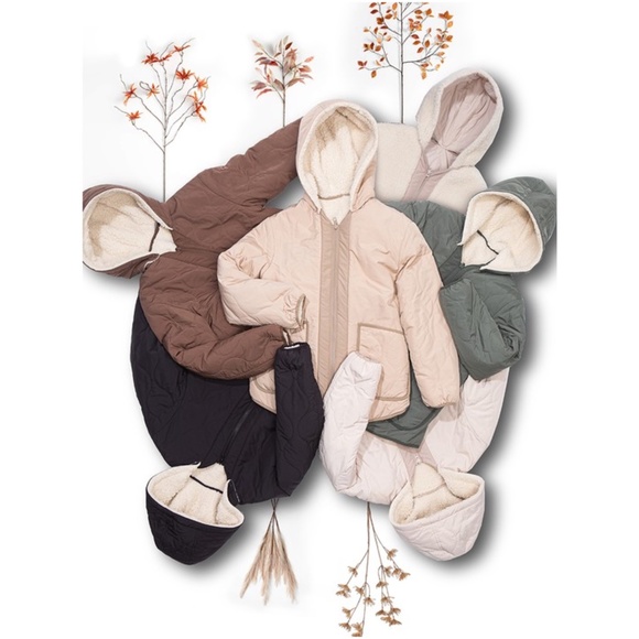 010 Cozy Teddy Reversible Hoodie Jacket Coat - Picture 2 of 5